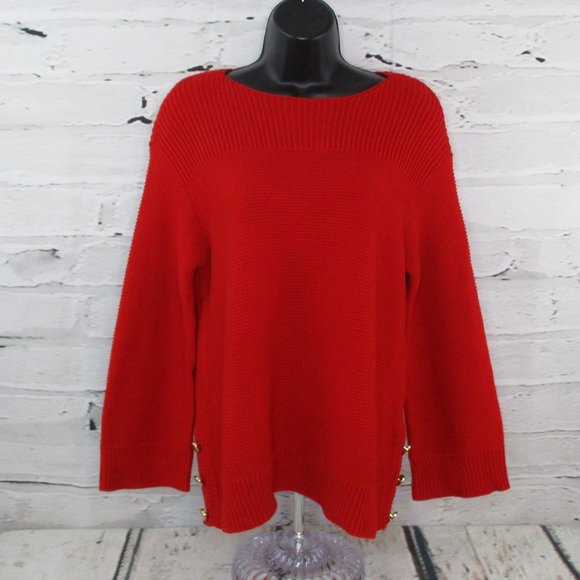 Charter Club Waffle Knit Pullover Sweater - Picture 1 of 7